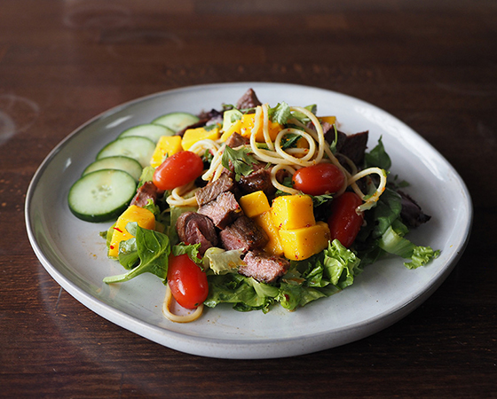 Image: Tiffany's Signature House Salad with Steak